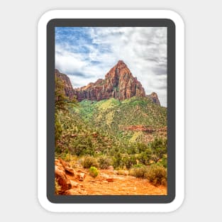 Watchman Trail View, Zion National Park Sticker